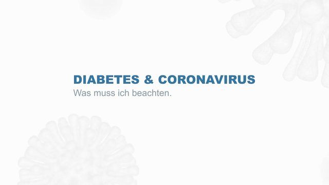DIABETES & CORONAVIRUS
