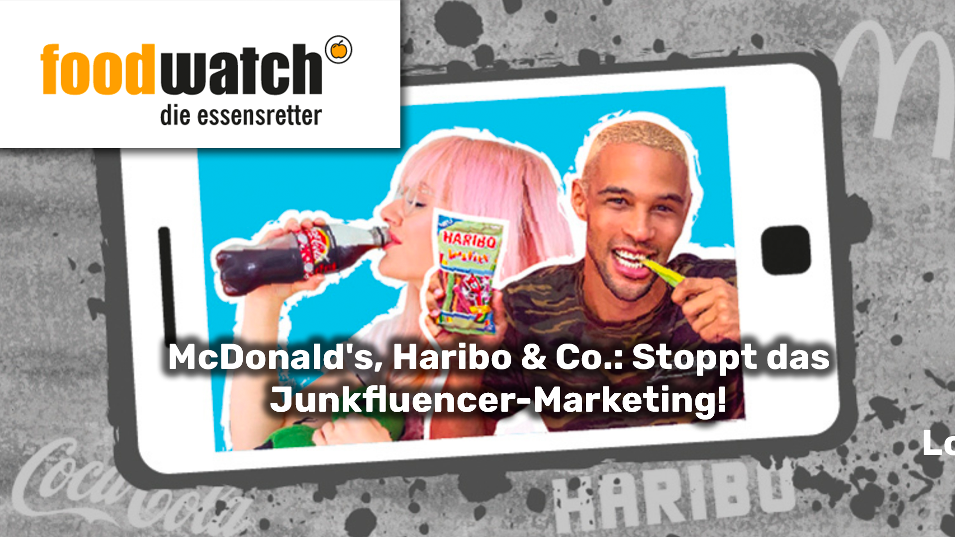 Read more about the article McDonald’s, Haribo & Co.: Stoppt das Junkfluencer-Marketing!