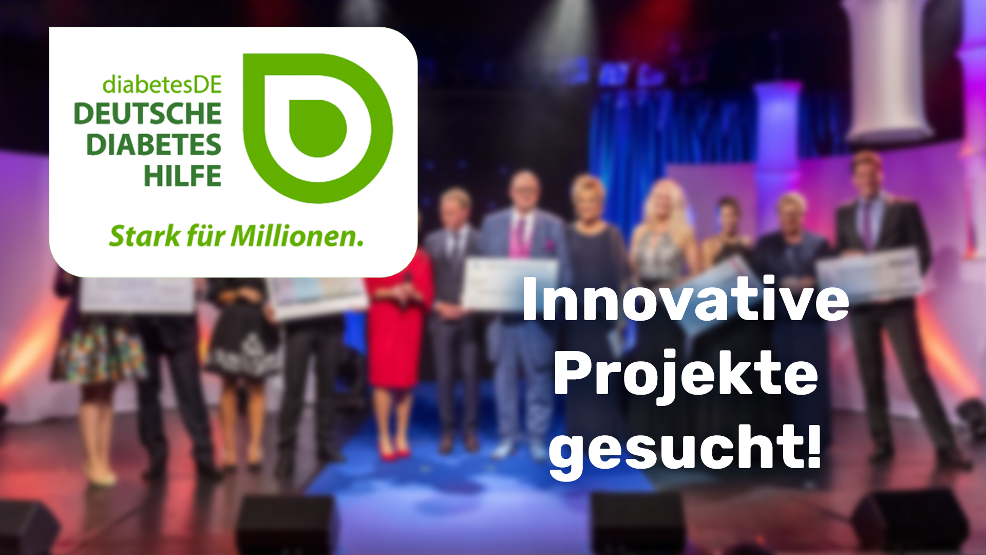 Read more about the article Innovative Diabetesprojekte gesucht!