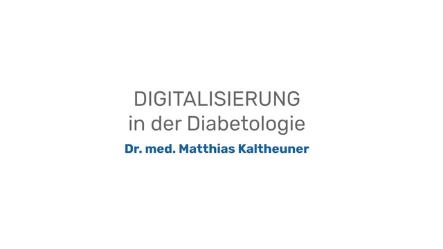 Read more about the article Digitalisierung in der Diabetologie
