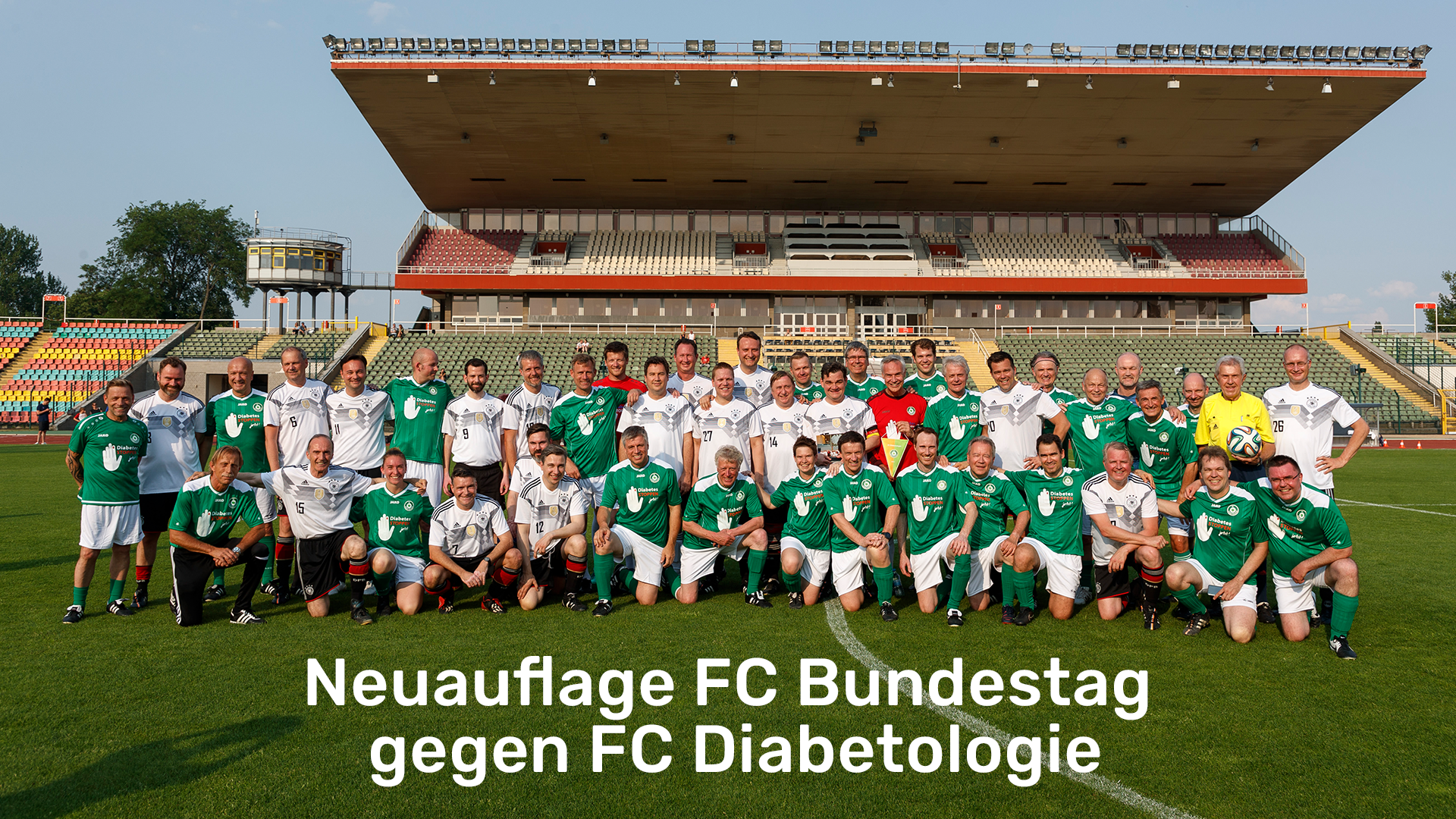 Deutsche Diabetes Hilfe, diabetesDE – Neuauflage FC Bundestag gegen FC Diabetologie