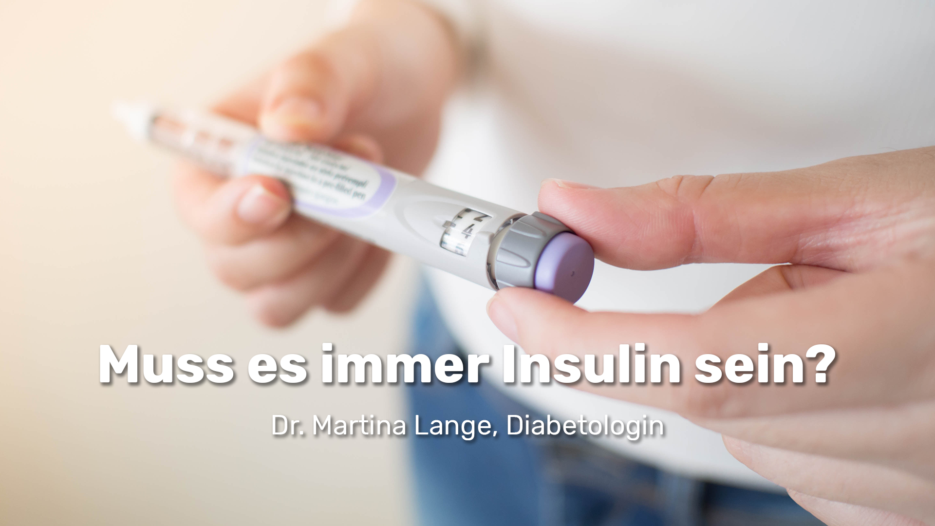 Muss es immer Insulin sein?